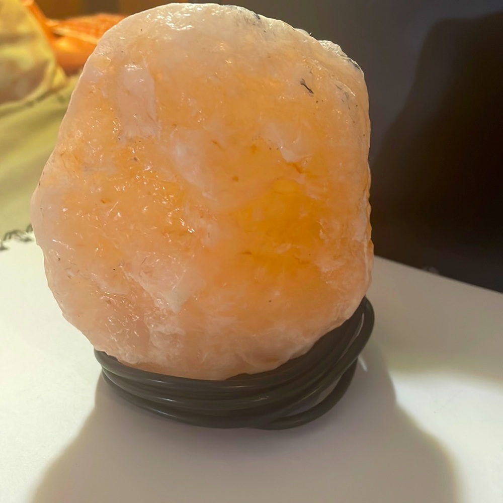 crystal lamp.